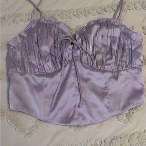 Altar'd State Lavender Corset Top